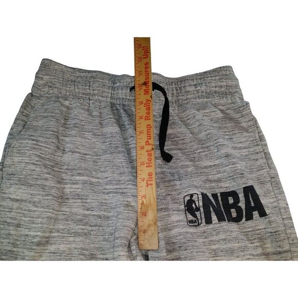 NBA Brand Sweatpants Men Sz‎ M Straight Leg Gray Basketball Athleisure - Picture 4 of 7